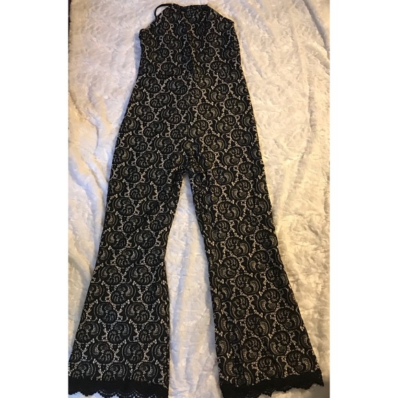 Black Lace Jumpsuit - Picture 3 of 7