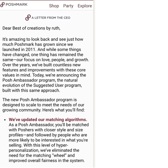 I'M A "POSH AMBASSADOR" - Picture 4 of 6