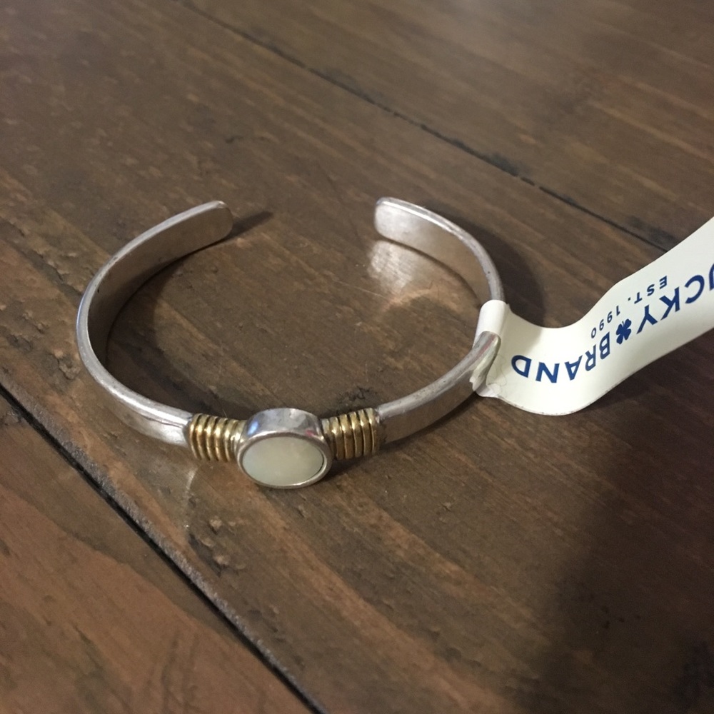 Lucky Brand silver cuff bracelet