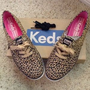 Cheetah print Keds