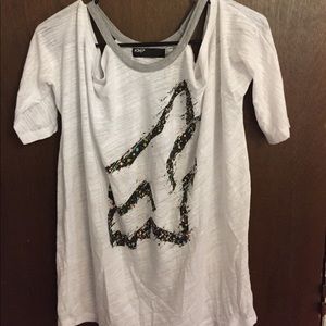 FOX cold shoulder top