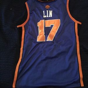 Stitched Jeremy Lin Knicks Jersey