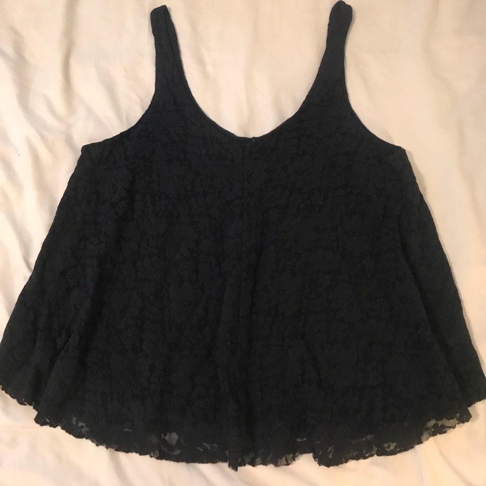 Sexy American Eagle black lace tank top