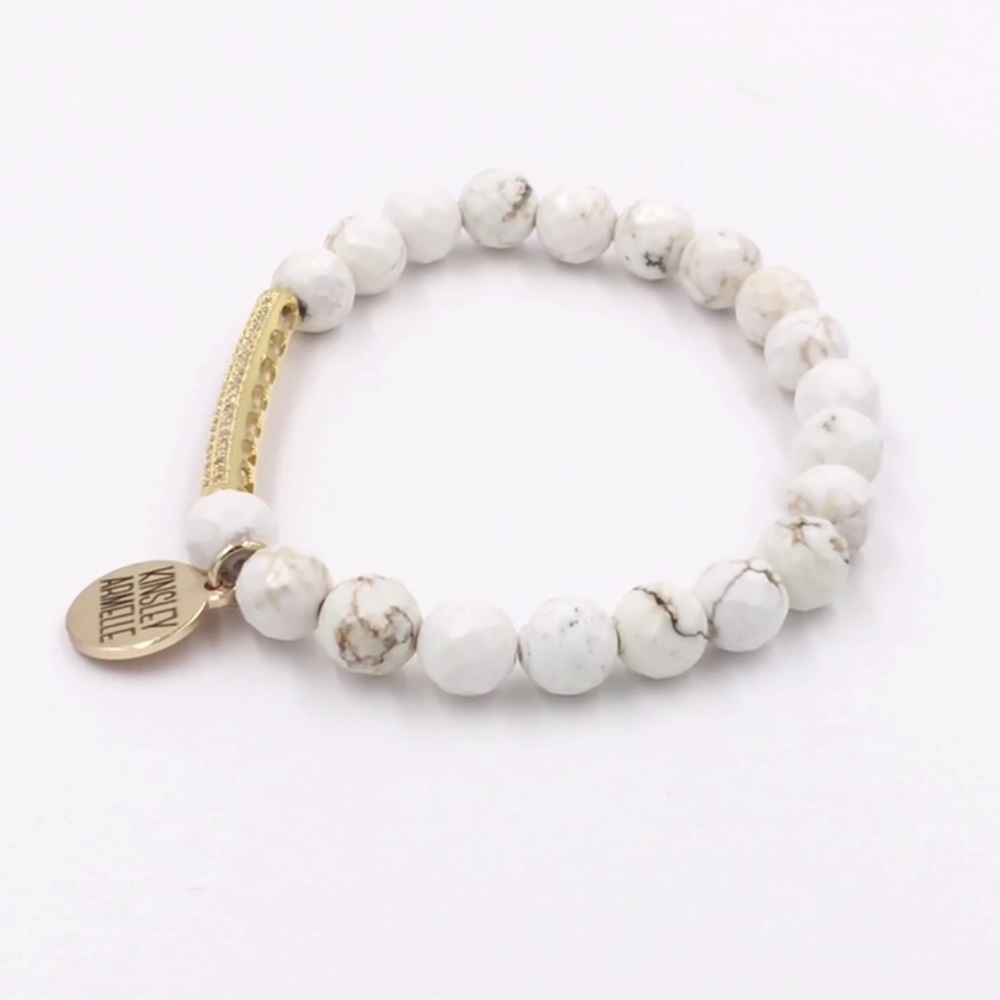 🆕 Kinsley Armelle GLITZ KHAKI BRACELET - Picture 4 of 8
