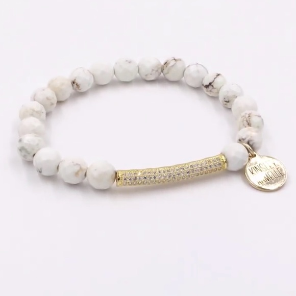 🆕 Kinsley Armelle GLITZ KHAKI BRACELET - Picture 7 of 8