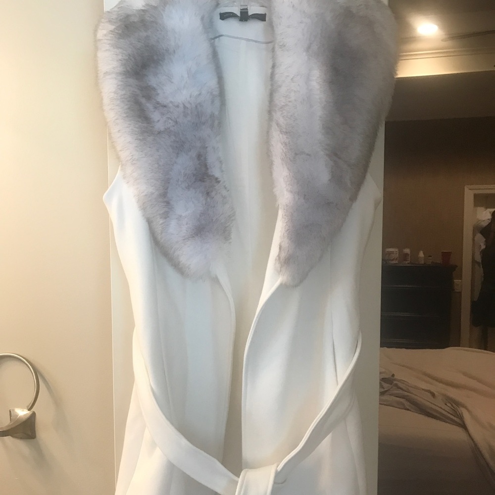 Fur Collar Vest