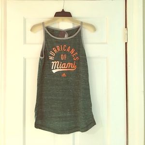 NWT Green Adidas Miami women’s tank top size small