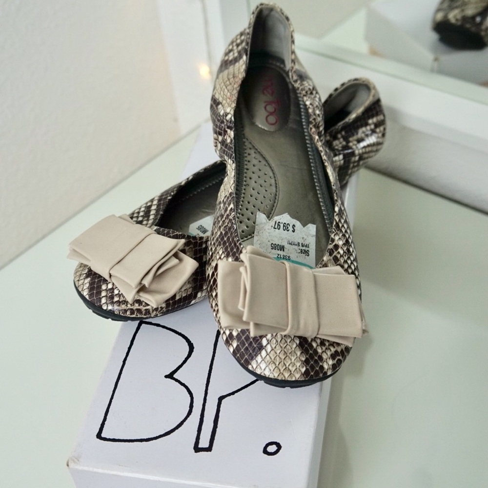 🌟B.P. Flats Snake Print Women's 8.5 🌟