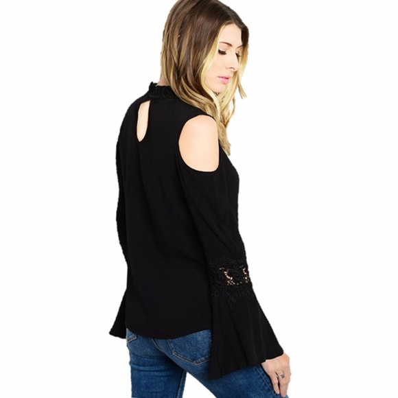 Sexy Victorian Gothic Steampunk Bell Sleeve Blouse - Picture 2 of 8