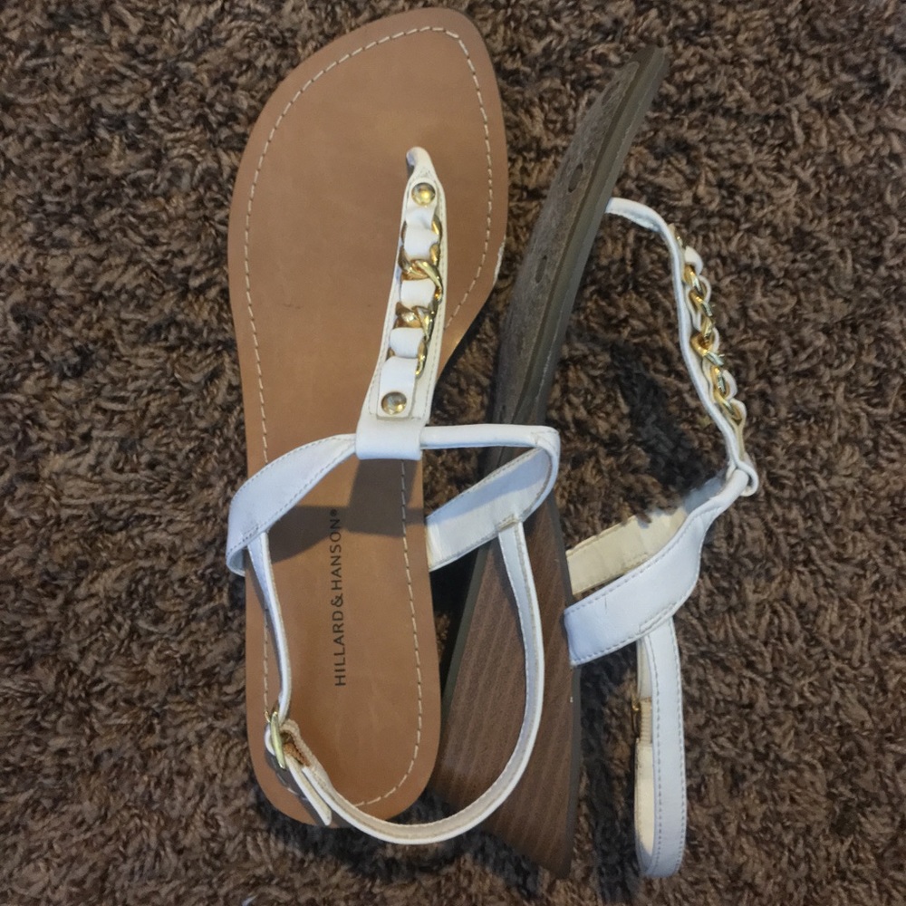 Bundle of Two White Sandals