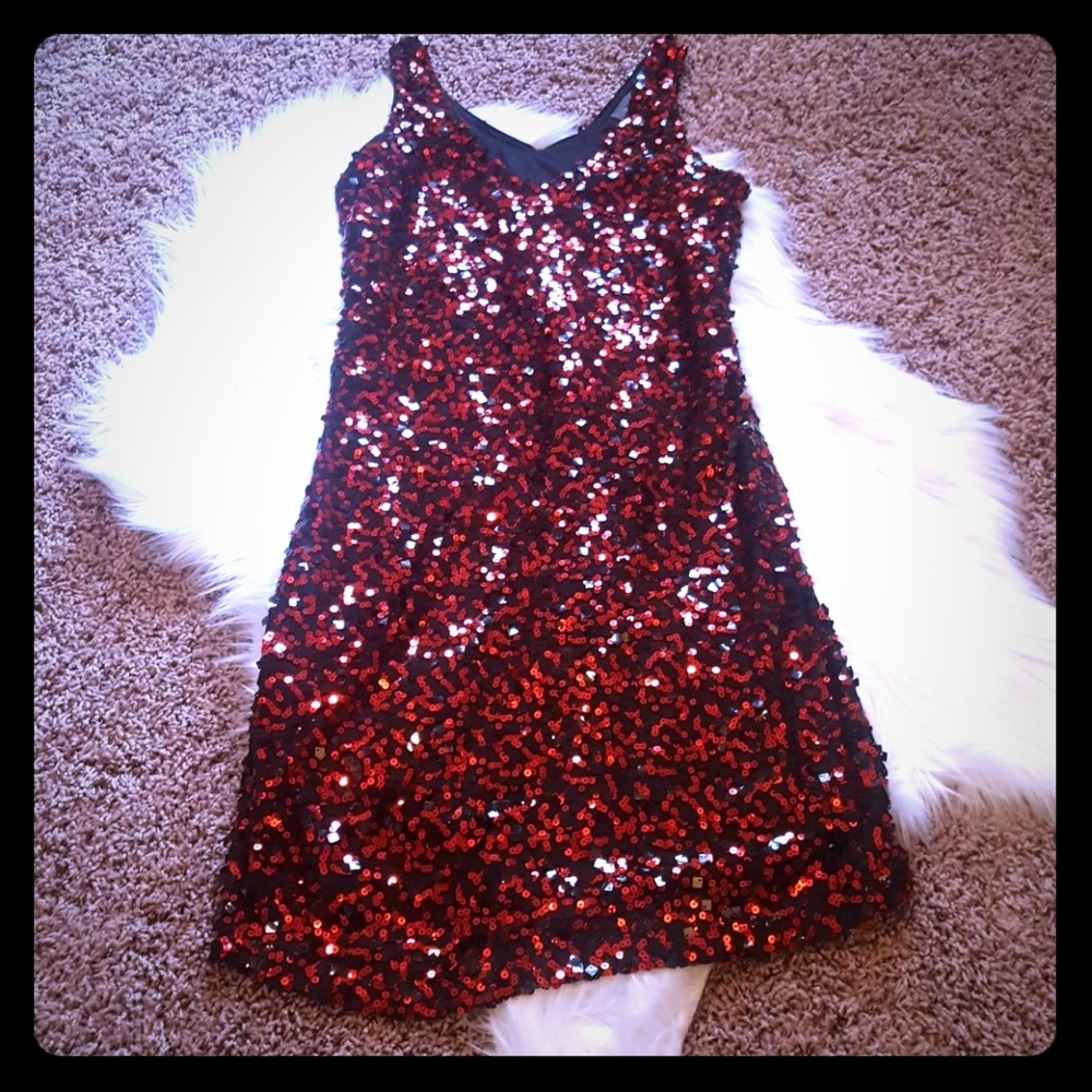 Fun Sexy Sequin Mini Dress