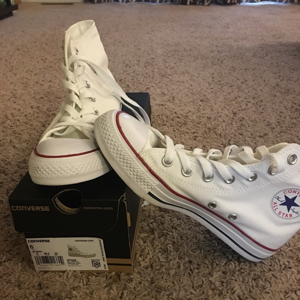 Converse high tops (white)
