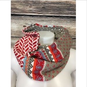 Die Spiegelburg Collection Infinity Scarf Red Gray