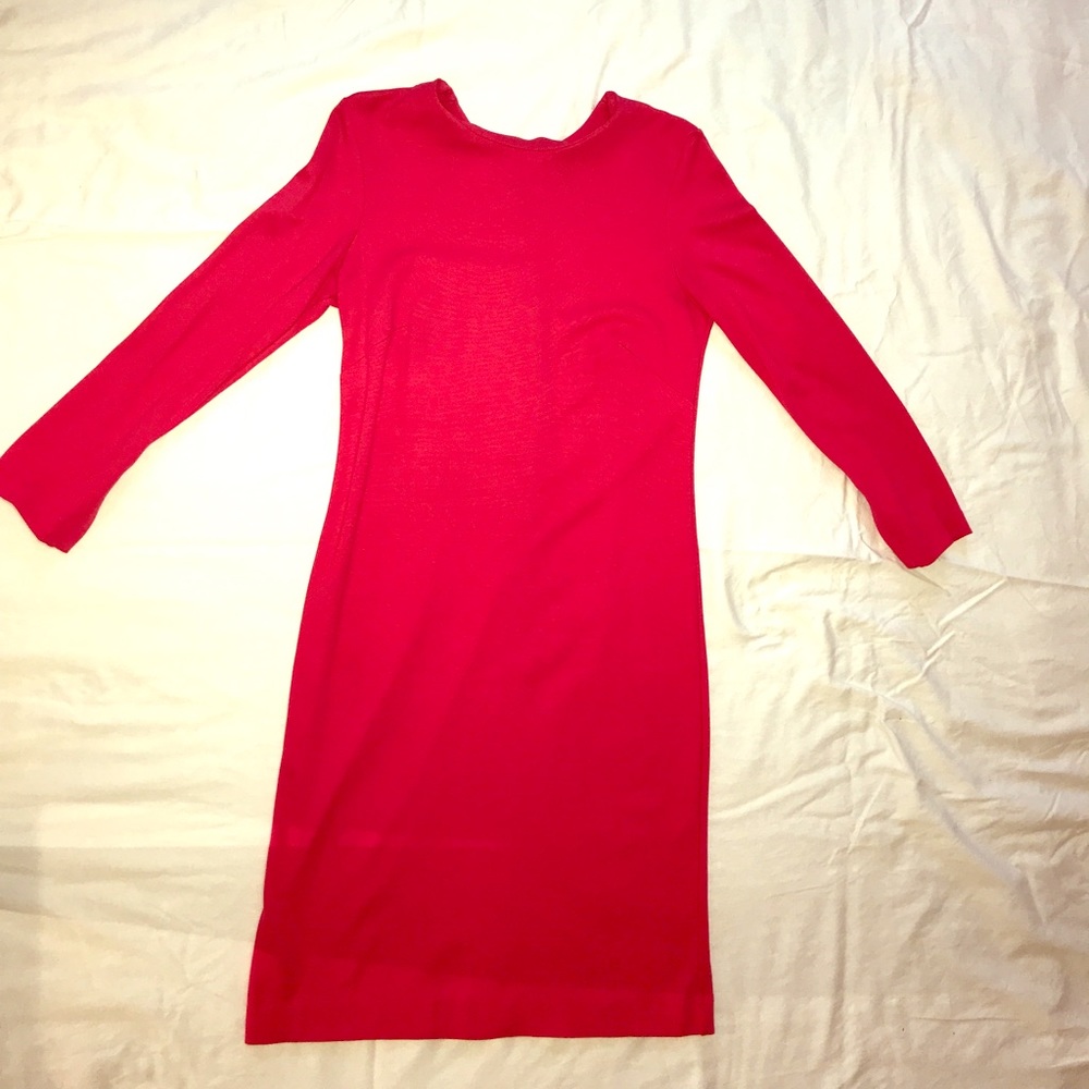 Hot pink Ann Taylor dress, Size 4 - new condition!
