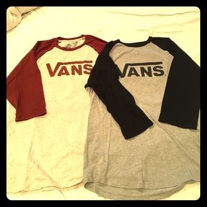 Two vans T-shirts