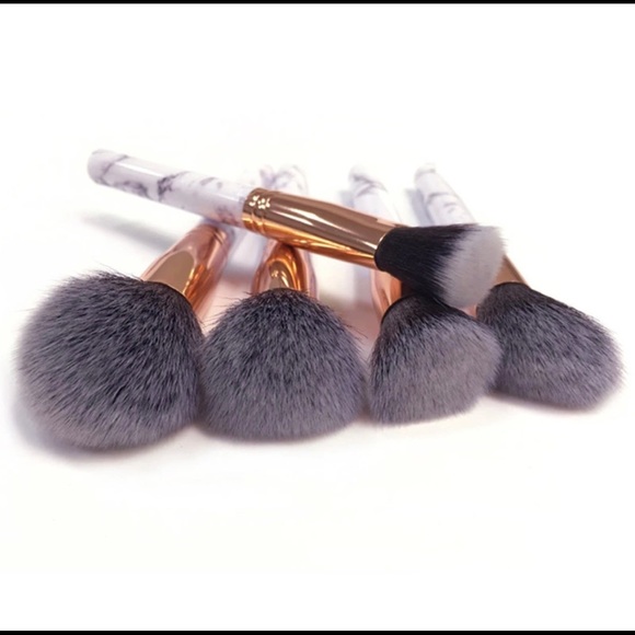 Marble Design Plated Makeup Brushes🎀 - Picture 6 of 7