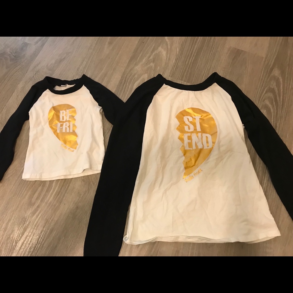 Mom and daughter “best friends” shirts