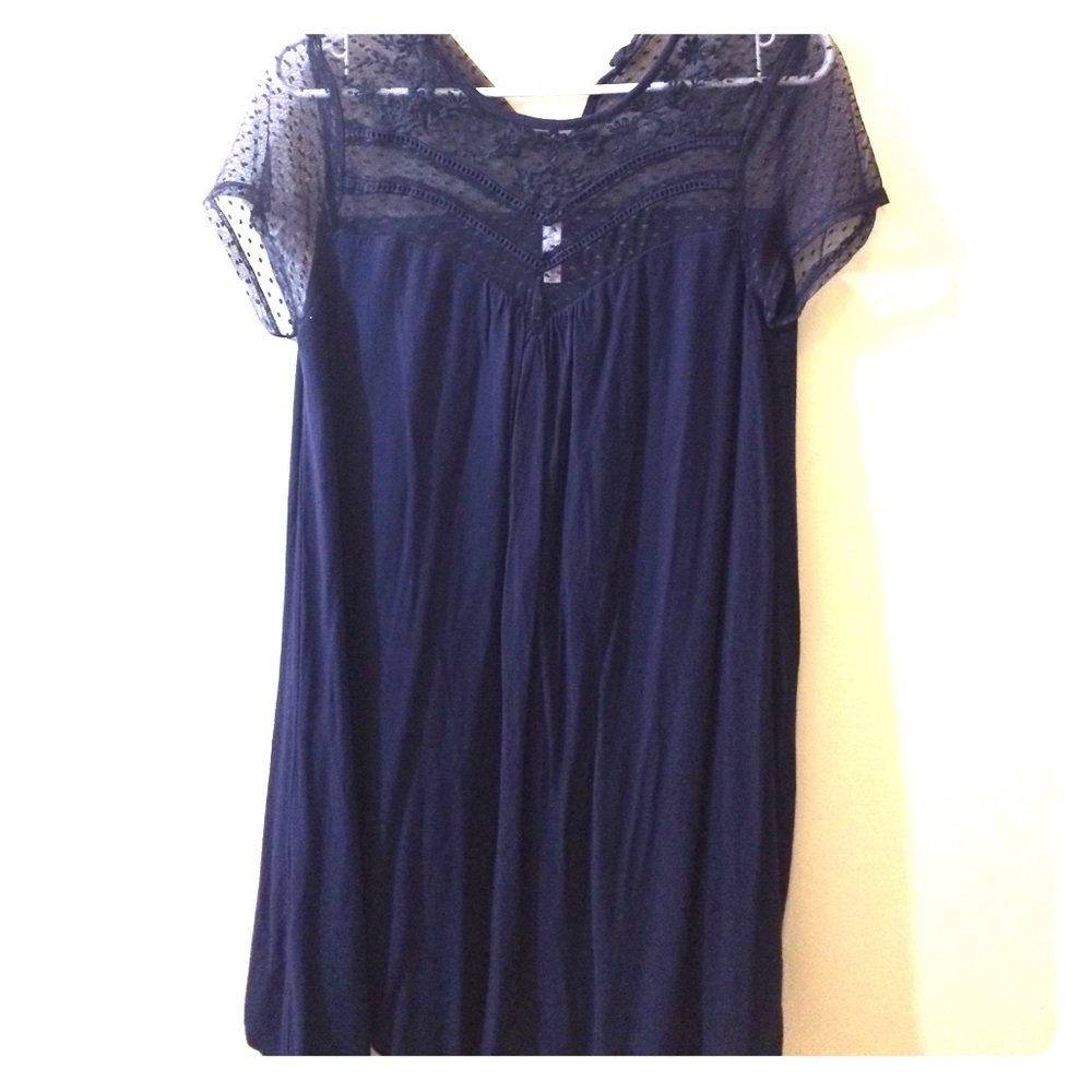 Lace top dress