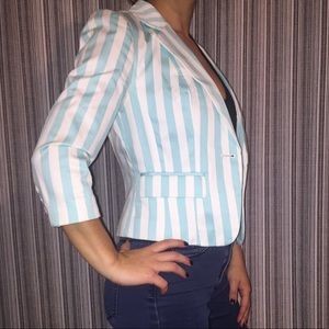 3/4 length sleeve Striped Blazer