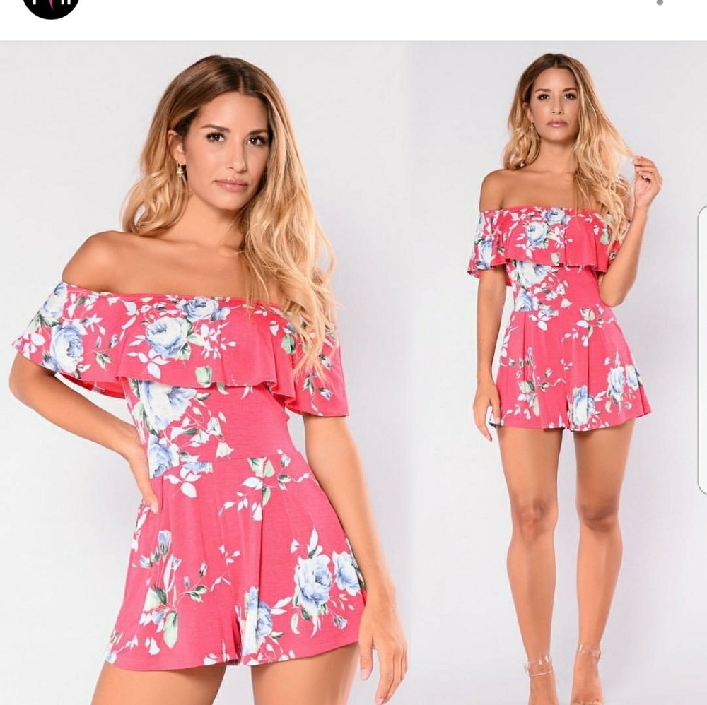 Off the shoulder Romper