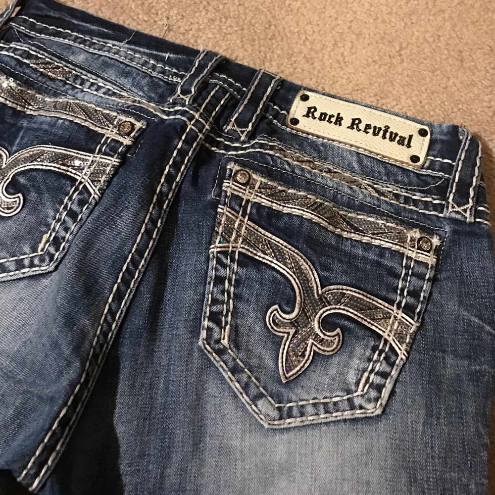 Rock Revival Jeans Like New!