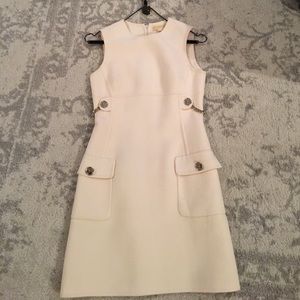 Michael Kors cream virgin wool (angora) dress