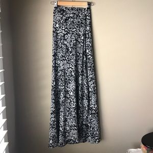 NWOT Floral Print Long Skirt