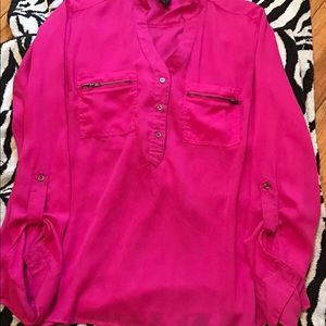 Bright Pink Blouse
