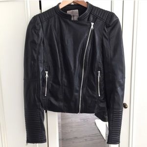 Zara faux leather jacket