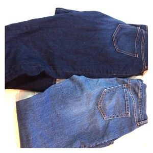 2 pairs Old Navy boyfriend jeans