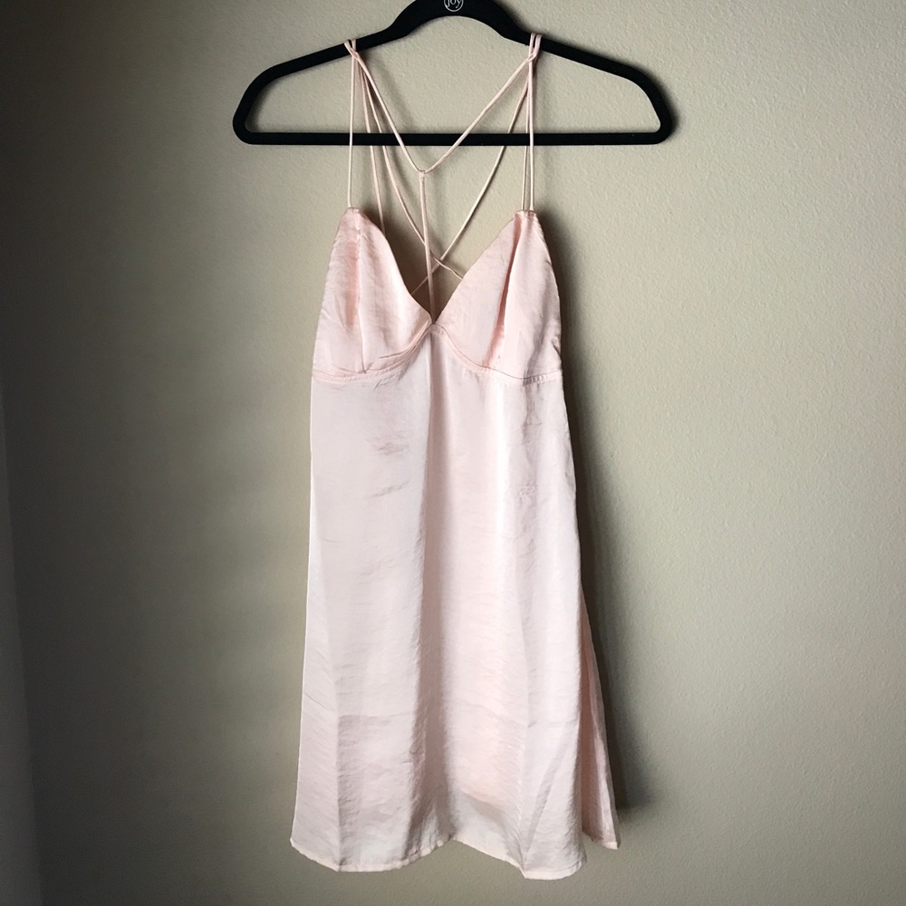 Pink Slip Dress