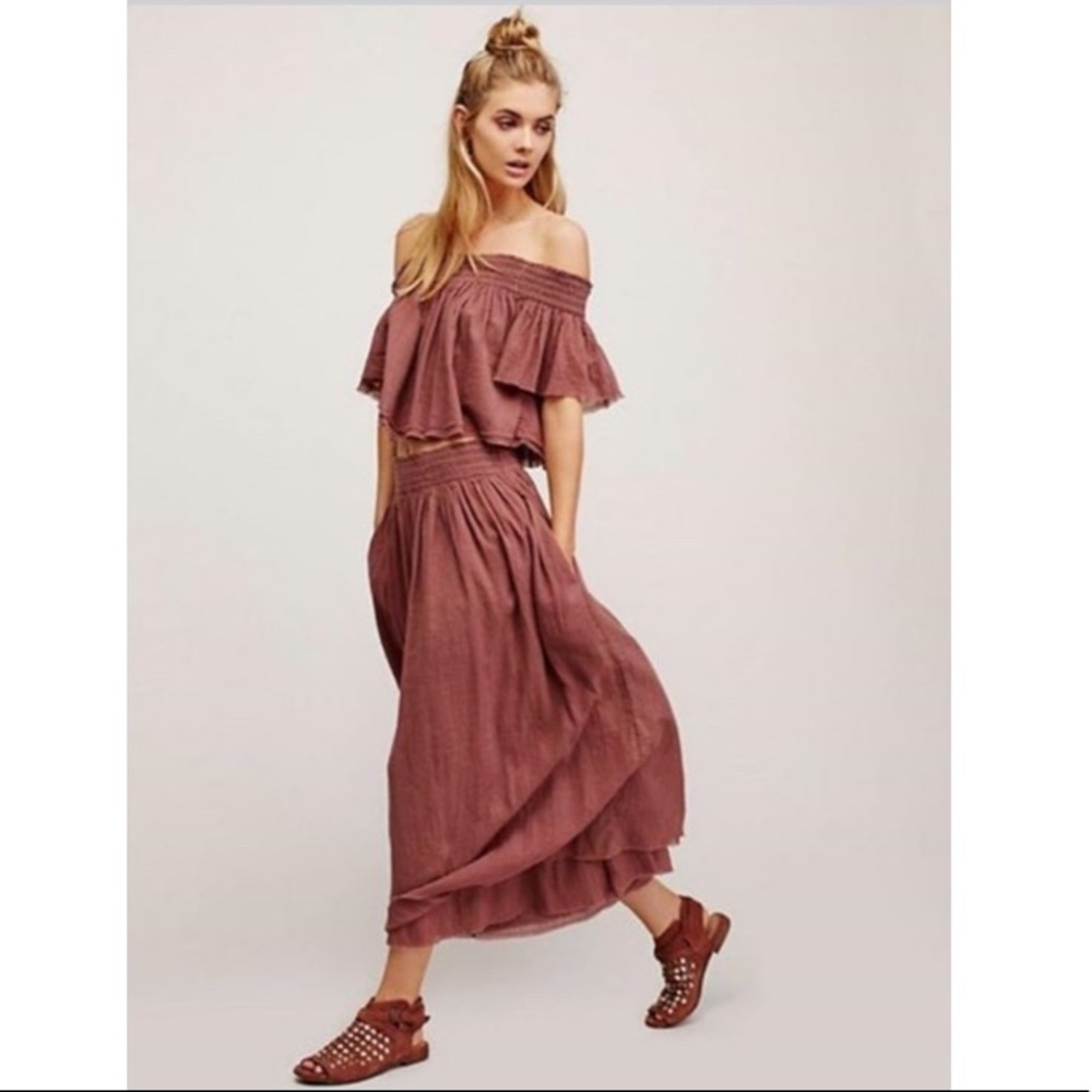 Free People mauve set!