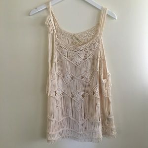Denim and Supply Macrame Top