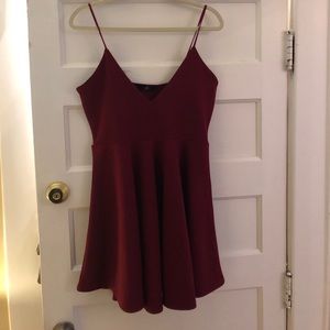 Maroon dress