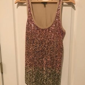 Sequin Glitter Tank Top