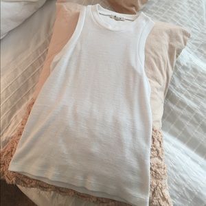 Madewell white tank