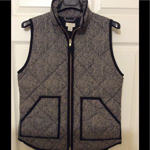 NWOT JCrew herringbone vest