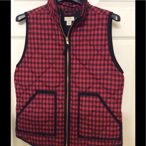 NWOT JCrew printed vest