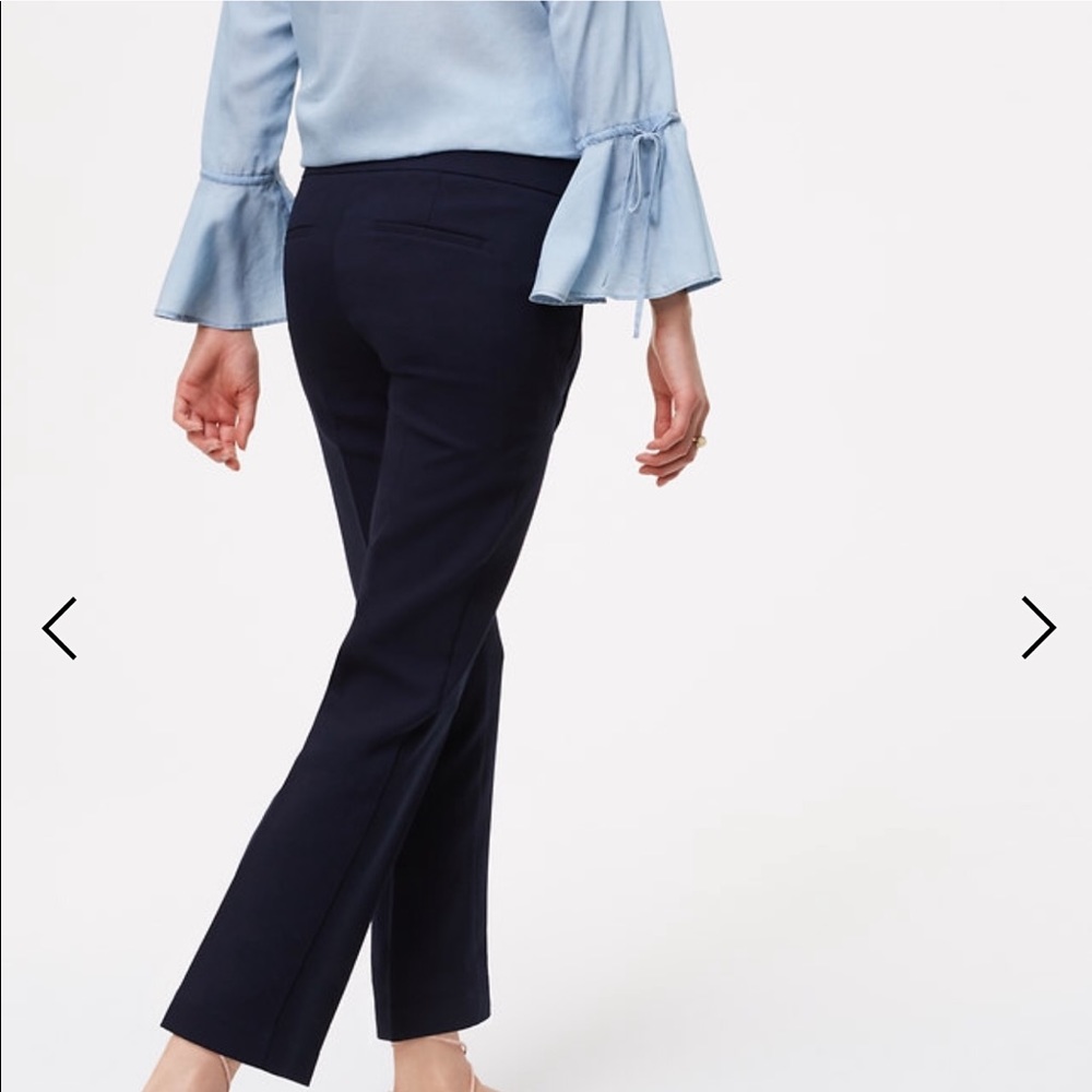 Loft Black Marisa Skinny Ankle Pants - Picture 2 of 8