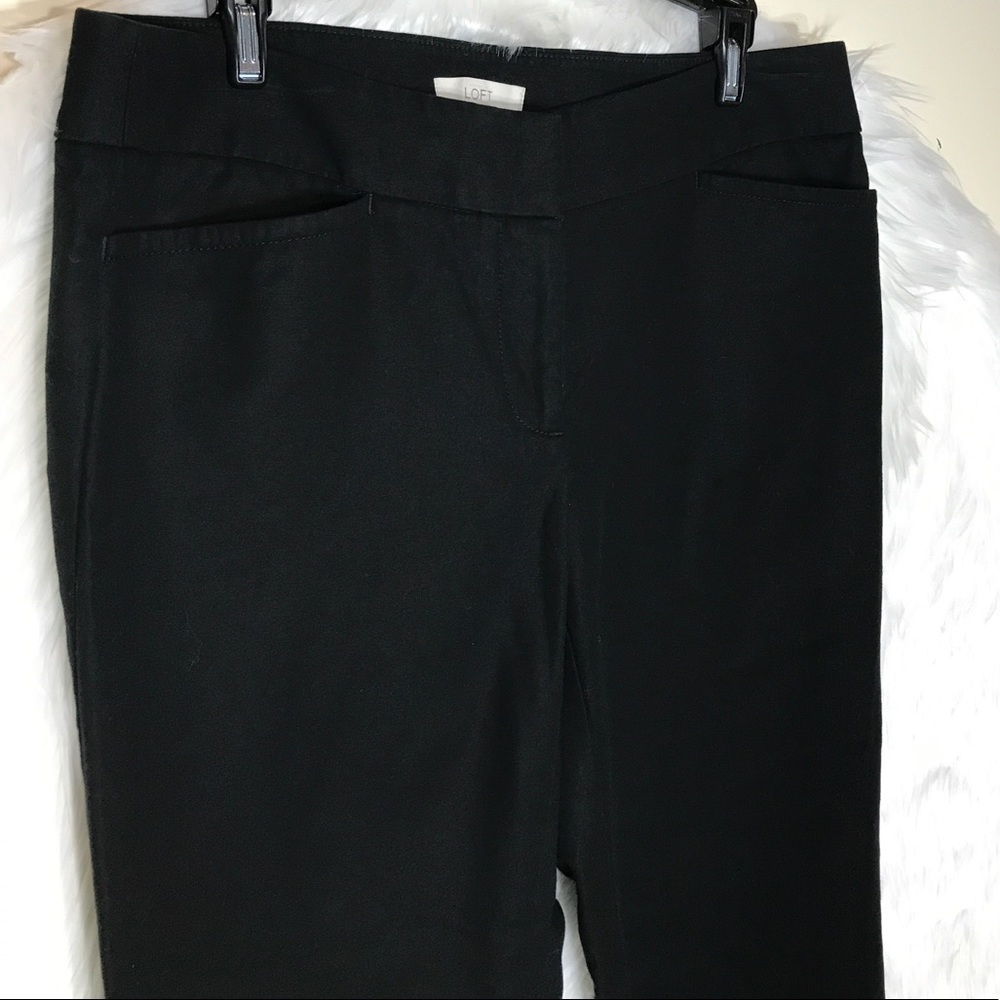 Loft Black Marisa Skinny Ankle Pants - Picture 4 of 8