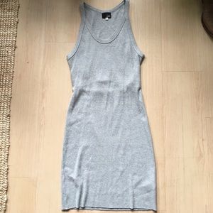 Aritzia ribbed dress with open back