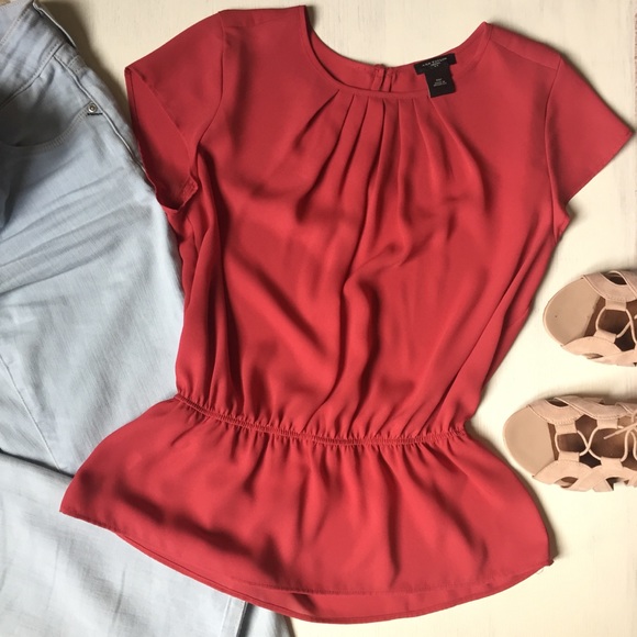 Ann Taylor Tops - Ann Taylor peplum top; size XSP Ann Taylor Tops - Ann Taylor peplum top; size XSP