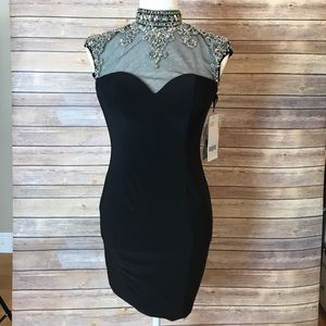 Black evening dress