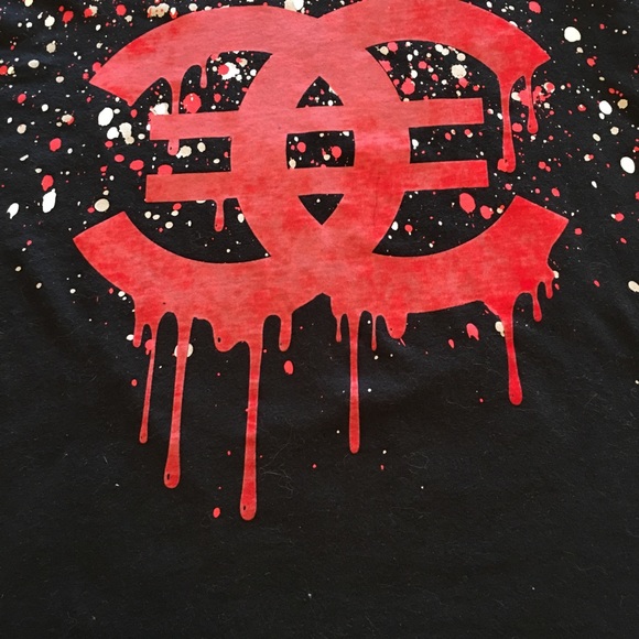 Men’s Short Sleeve Speckled Print 5 COCO Tee - Picture 4 of 4