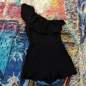 J by J.O.A. one shoulder romper  small