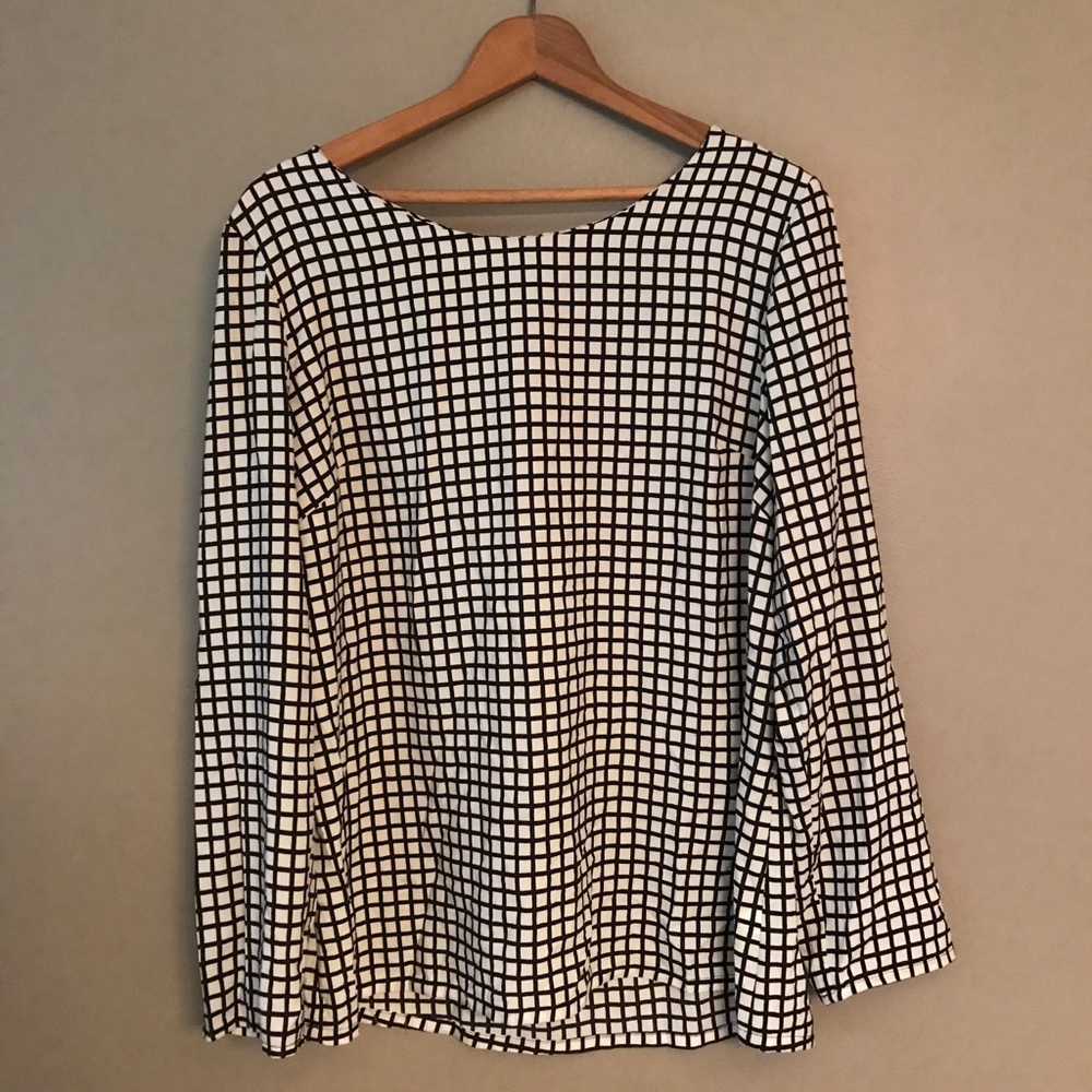 Black & white Merona blouse