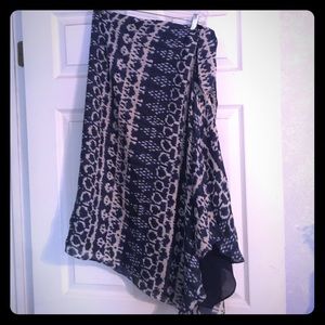 Vintage Lauren by Ralph Lauren tie skirt