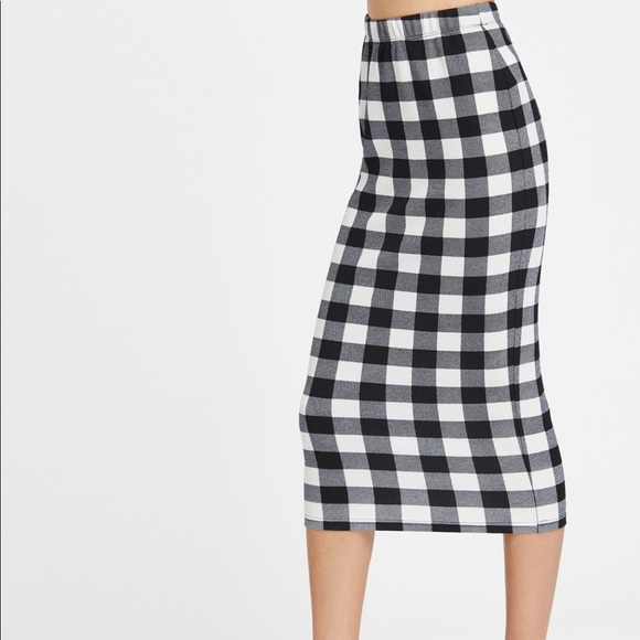 ✨LAST ONE ✨ LARGE PLAID MIDI SKIRT - Picture 5 of 5