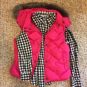Hot Pink Puffer Vest