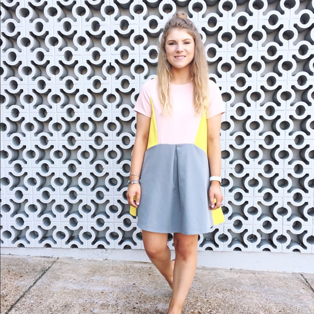 Colorblock dress